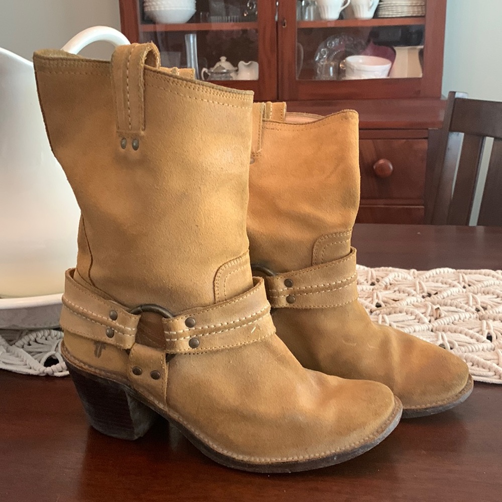 Tan Frye Boots